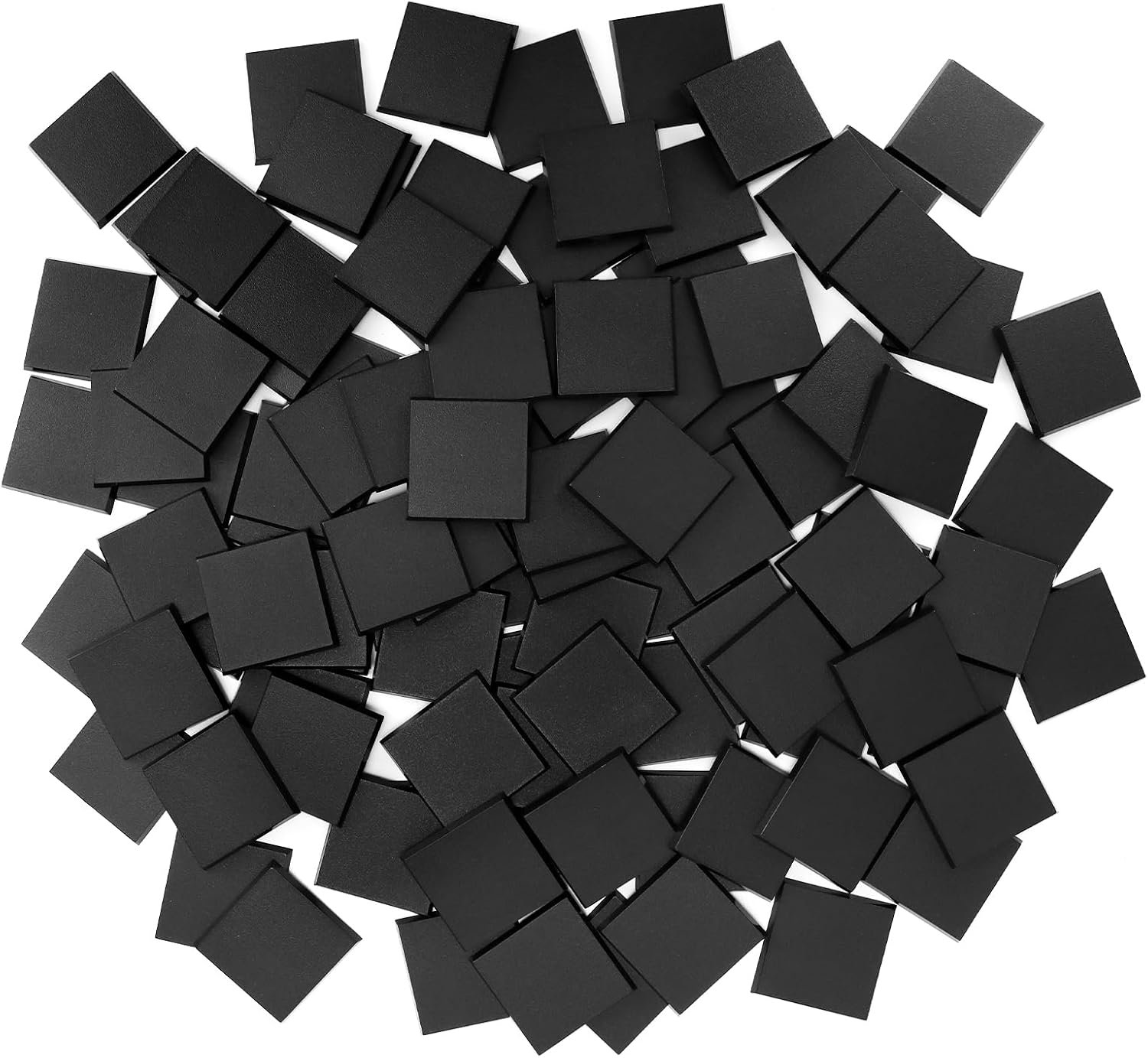 SIXPOINTS 60 Pieces Square Acrylic Miniature Bases, 50mm Model Bases Figure Display Stands Compatible with Gaming Miniatures or Wargames Role Playing Board Game Figure Toy (60PCS-Square-50mm/1.96 inch)