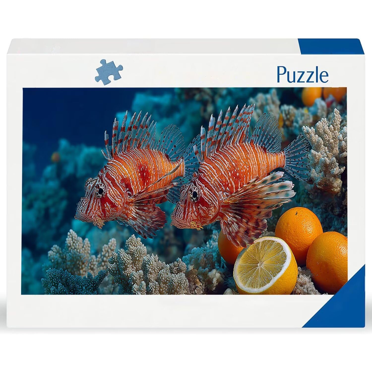 Puzzle de Madera para Adultos 900 Piezas - Peces Marinos, Obra de Arte de Juego de Rompecabezas para Adultos, Puzzle de Impresión de Alta Definición Multicolor, Pasatiempo Creativo Regalo b-331