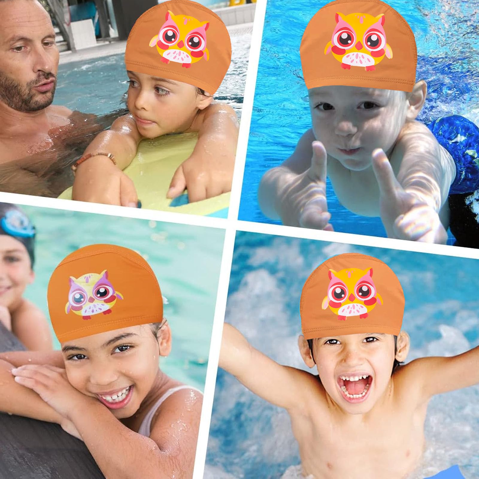 5 Pezzi di Tappo da Nuoto per Bambini, Comodo Tappo da Nuoto, Tappo da