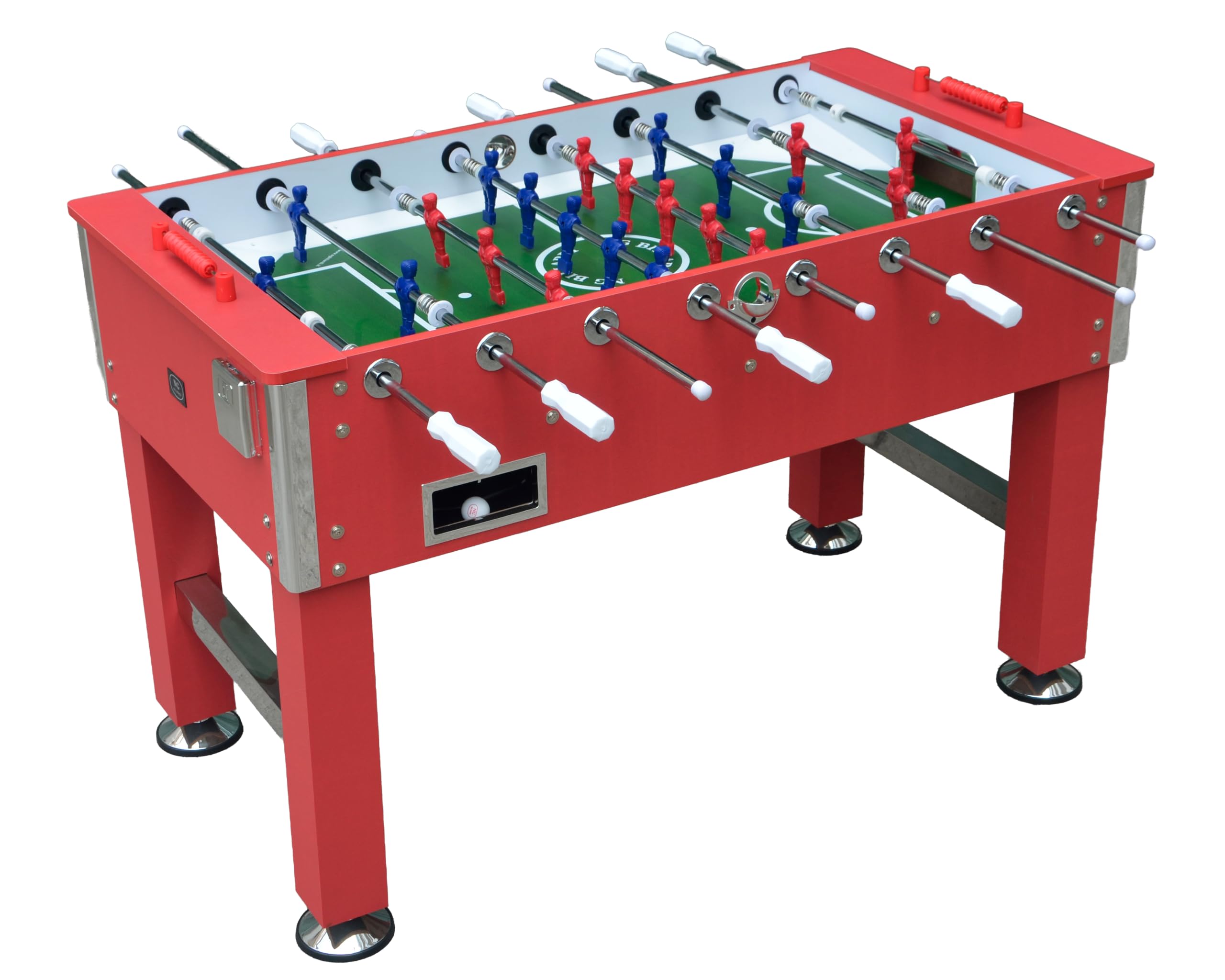 NG Biliardi Calcio Balilla Professionale Andromeda Rosso - Biliardino - aste Passanti + Palline