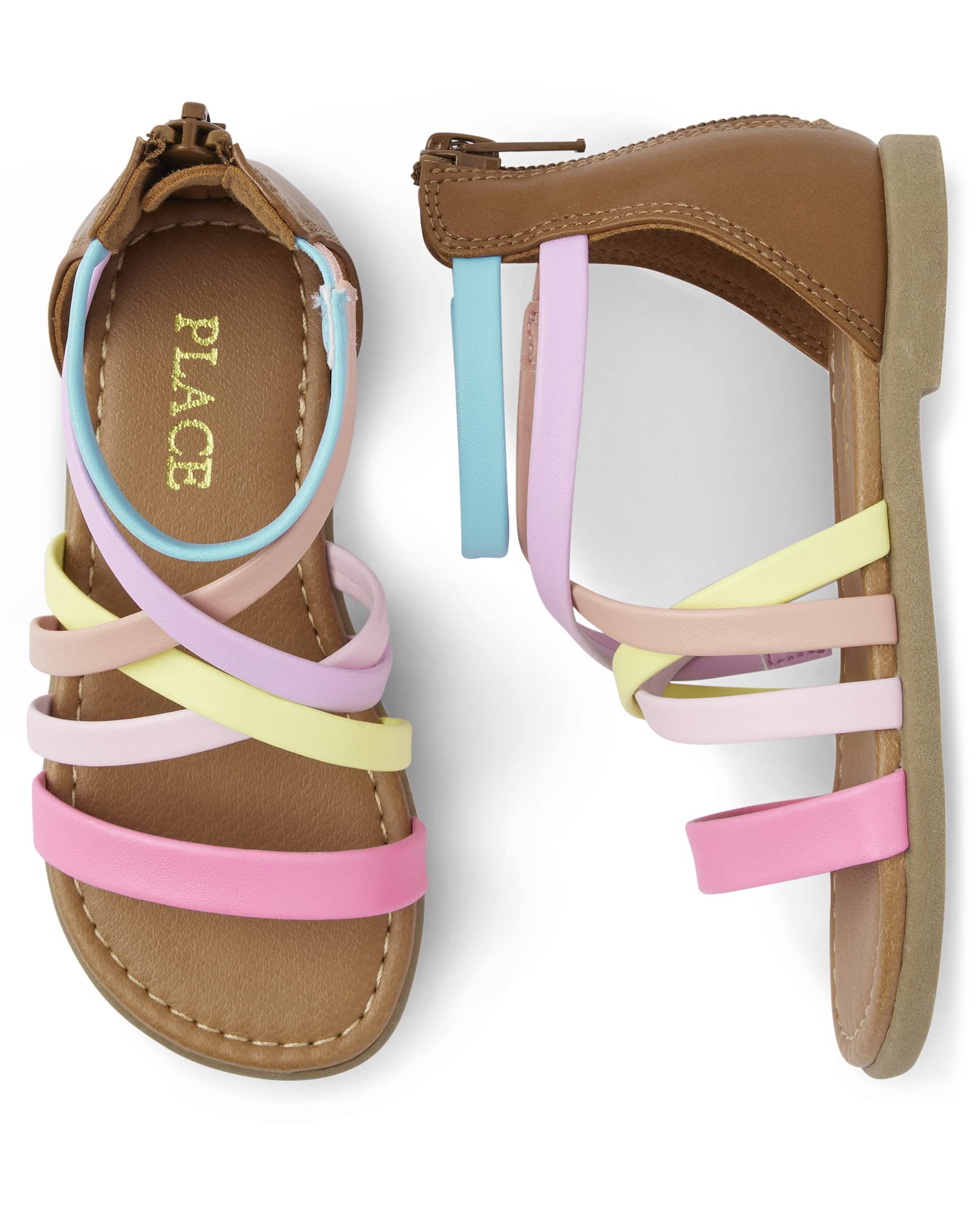 The Children's Place,And Toddler Girls Sandals,MULTI CLR,5 Toddler