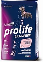 Prolife Grain Free Adult Sensitive Pork & Potatoes - Mini - 7kg Pack