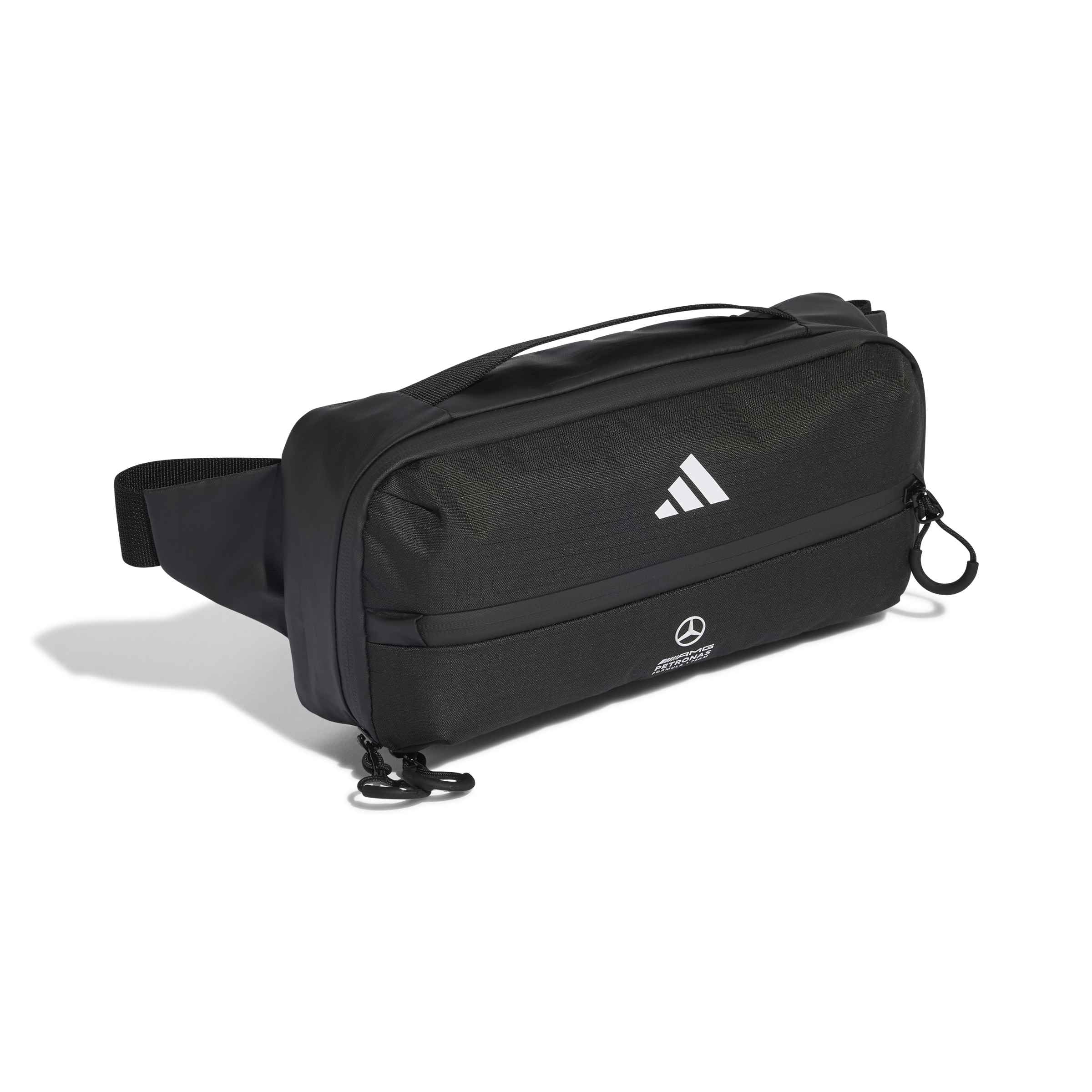 adidas Unisex - Adulto Mercedes - Amg Petronas Formula 1 Engineers & Marketing Waistbag Waist_Pack, black, One Size