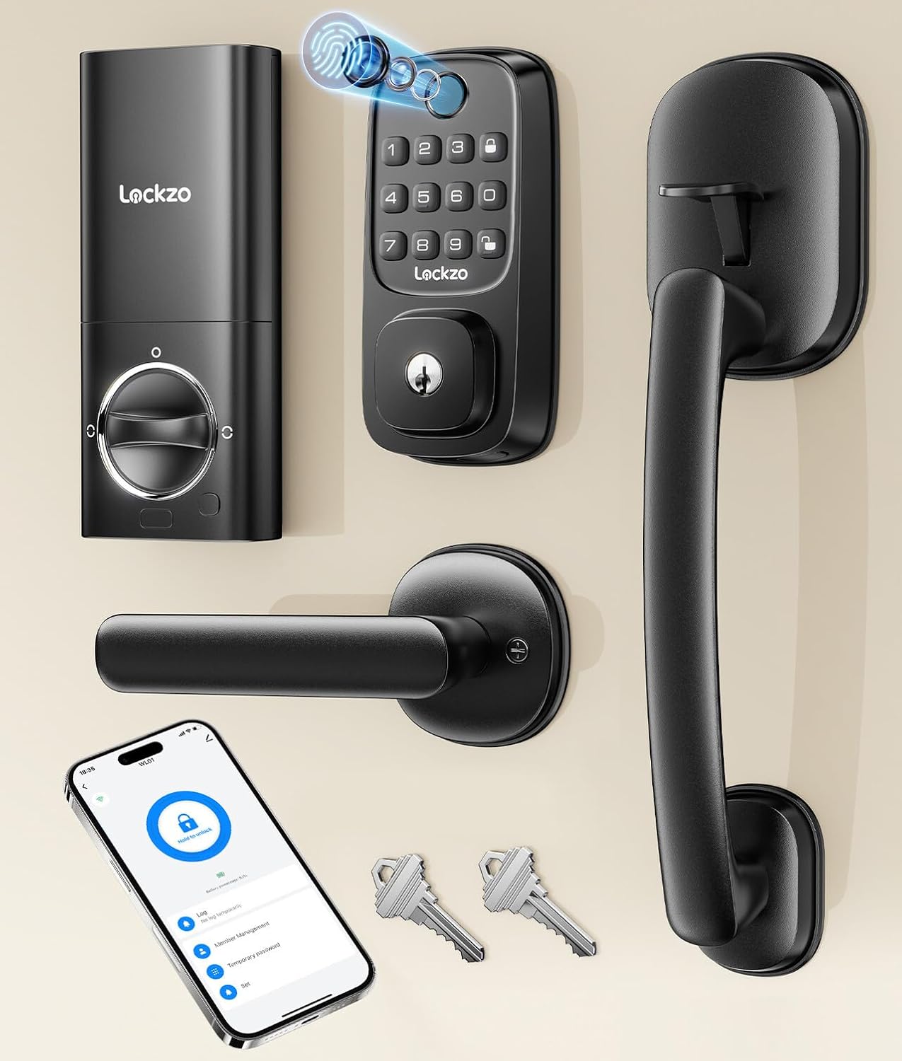 Smart Deadbolt Lock Fingerprint...