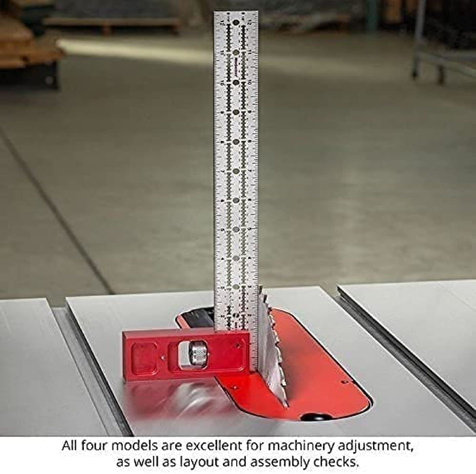 Combinazione E Doppia Squadra, Regola del Bordo del Falegname, Calibri in Plastica per La Lavorazione del Legno-Set di Strumenti Quadrati Combinati per Travetti,12 Pollici + 12 Pollici,GQYYS