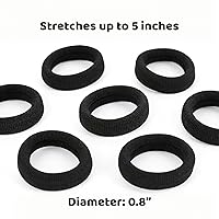 Vista 3 de Lazos para el pelo de bebé, bandas para el pelo de niños pequeños sin daños, soportes suaves para cola de caballo