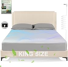 Grounding Sheets King Size,Earth Grounded Fitted Bed Sheet 10% Pure Silver Fiber + 90% Organic Cotton, Bed Grounding Kit with grounding Cord for Improved Sleep & Wellness(Gray,King - 80"x78"x15")