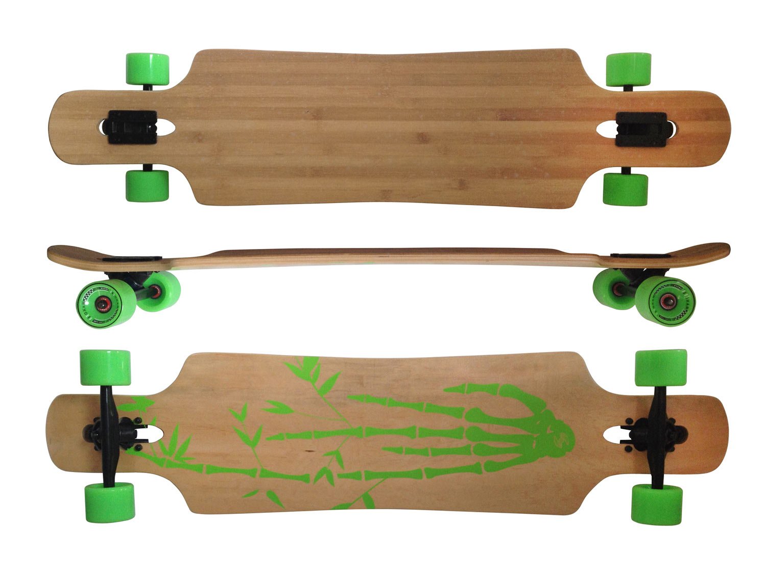 MAXOfit® Deluxe Cruiser Longboard Jusqu à 107cm