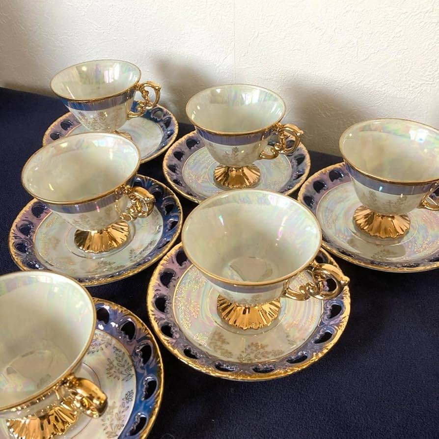 ☆スカイラインジャパン 『Mr.＆Ms.』カップ&ソーサー6客セット/たち吉☆ 58960038951_C_1.jpg