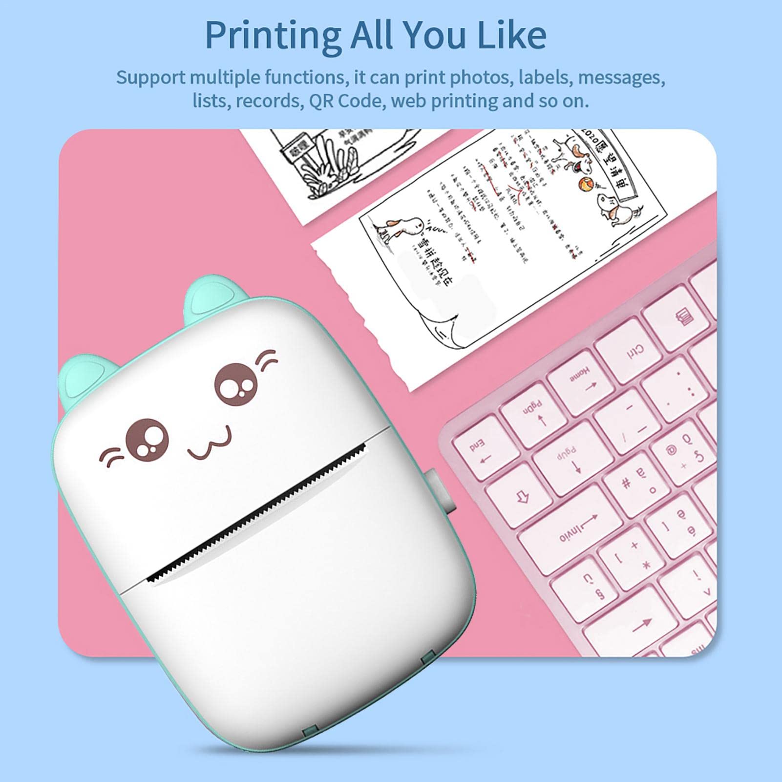 Amazon.co.jp: ワイヤレスミニプリンター | スマートフォン用インク