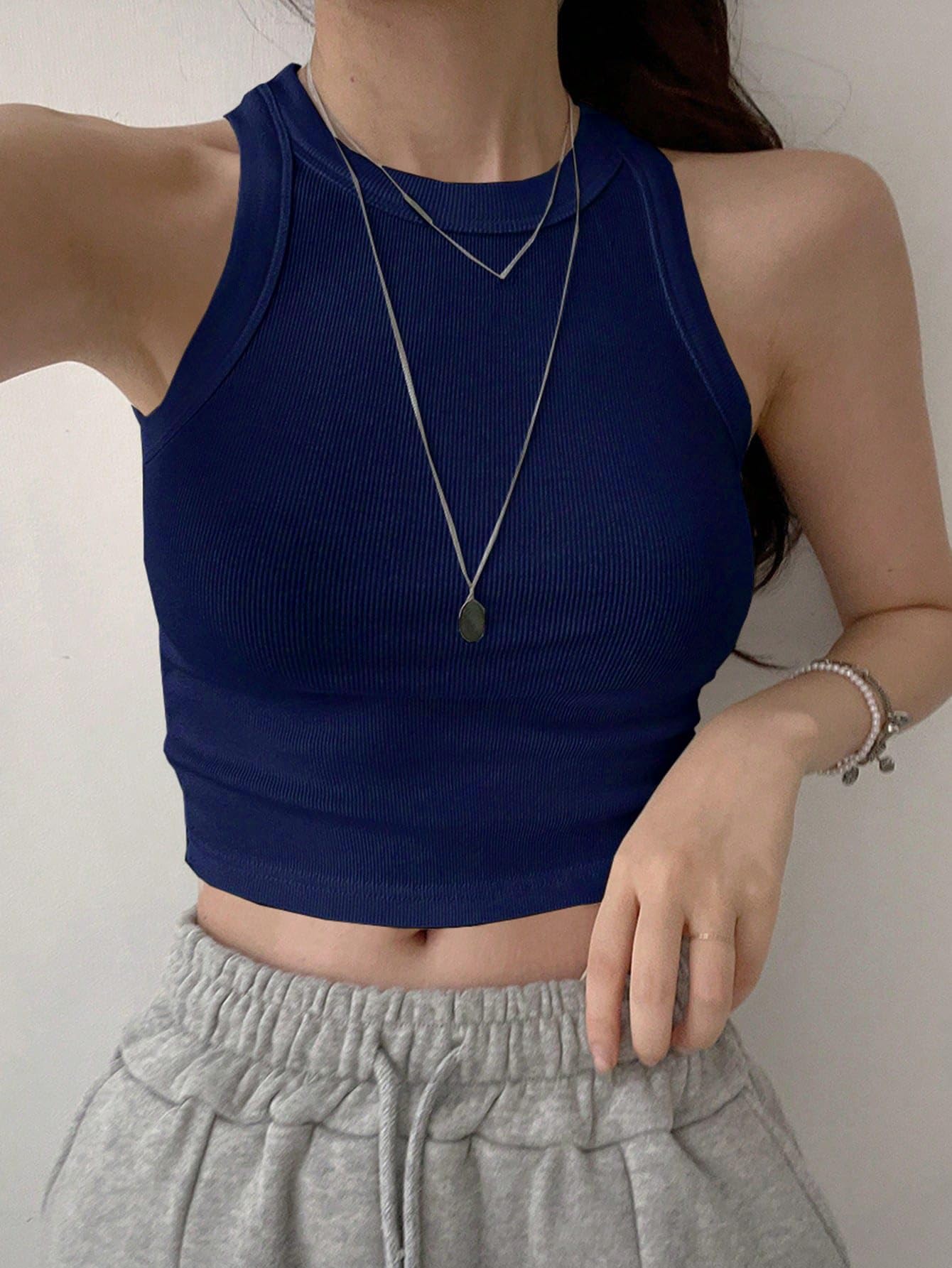 Toochki Camiseta corta de algodón para mujer, estilo occidental