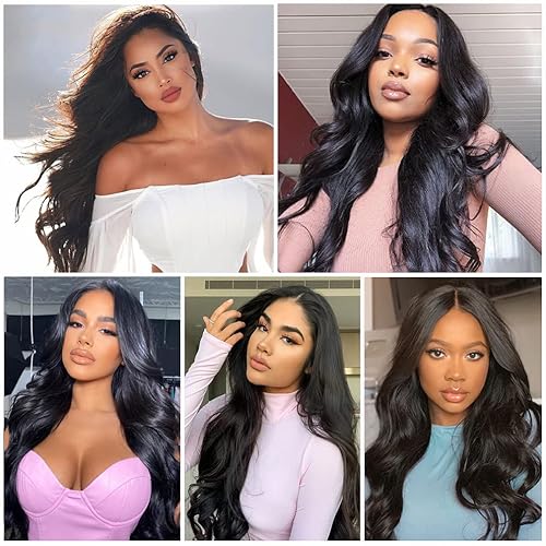 Miniatura 6 de Cierre de cabello humano ondulado con parte libre 4 × 4, cierre de encaje transparente suizo 100% sin procesar, cabello humano brasileño ondulado,