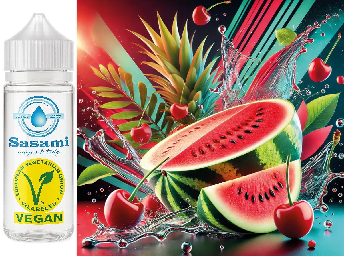 Cherry Melon Burst - sandía cereza aroma concentrado - Vegano - Sasami - 100ml
