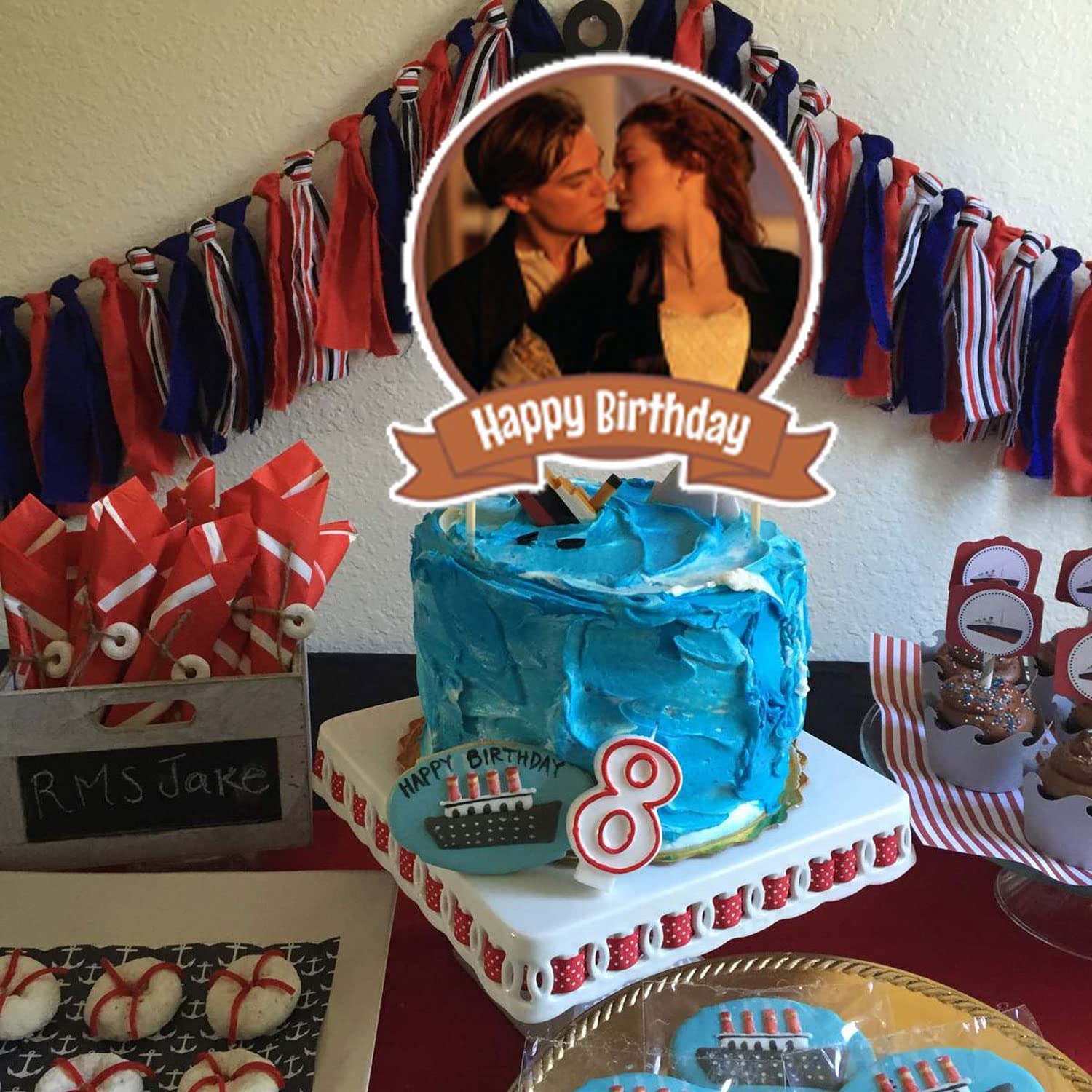 Amazon | タイタニック誕生日パーティーデコレーション32個 子供用