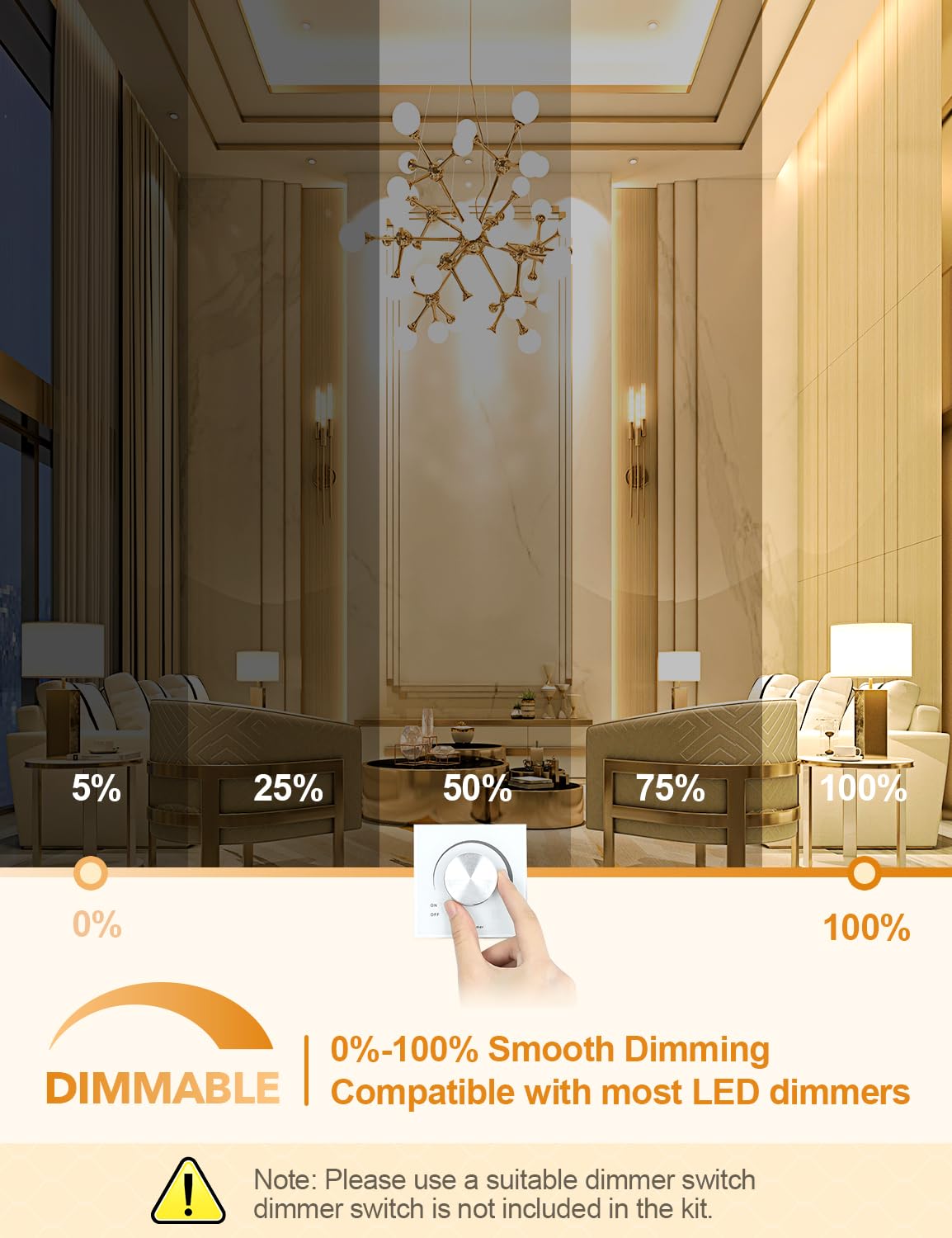 Lampadine LED G9 5W - 6 Pezzi, Luce Naturale 4000K, Equivalente 50W Alogena, Non Dimmerabile