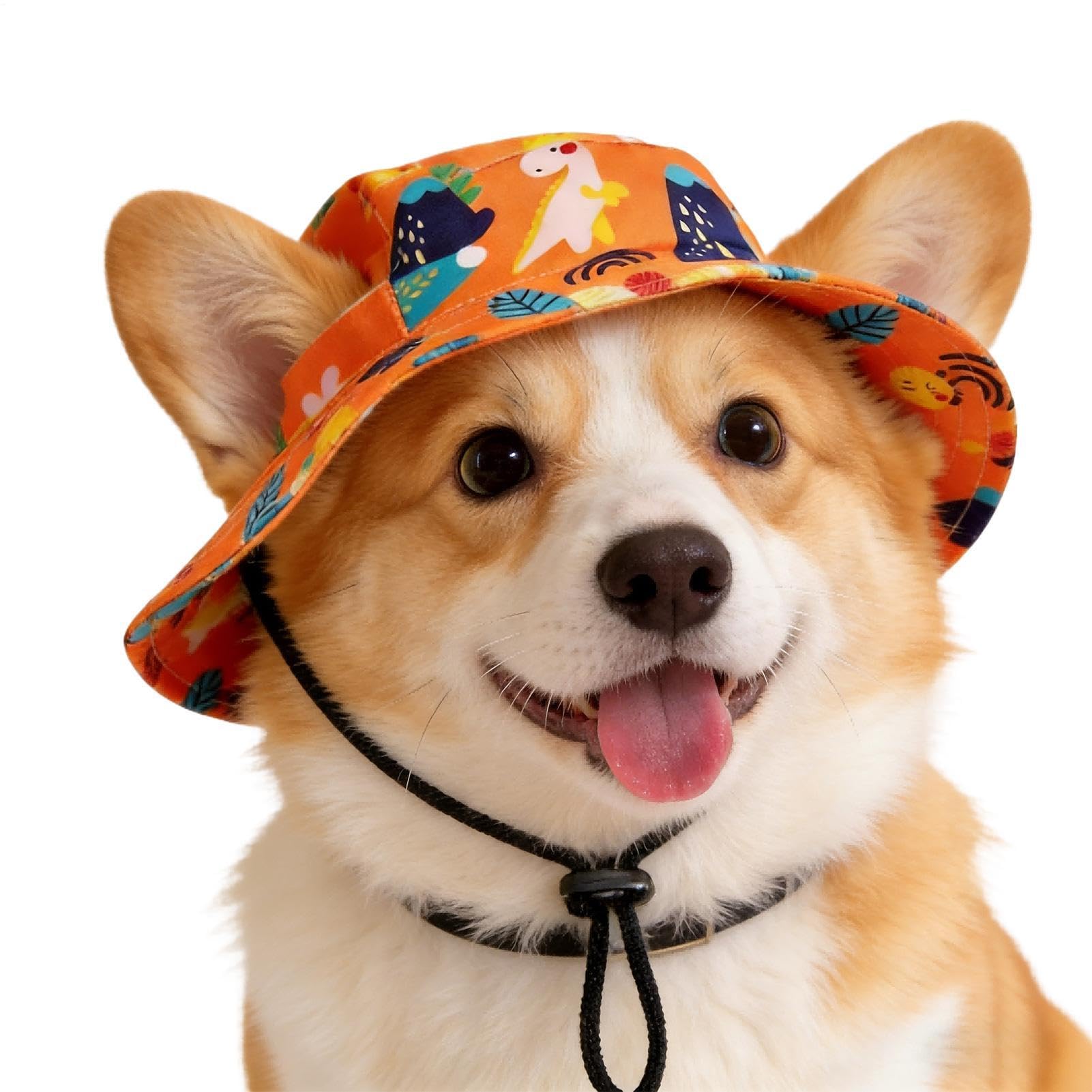 Sombrero de protección solar para perro, ligera, tallas S-L, gorro ajustable para mascotas, gorra de béisbol para cachorros, visera de verano para mascotas, para razas pequeñas, medianas y