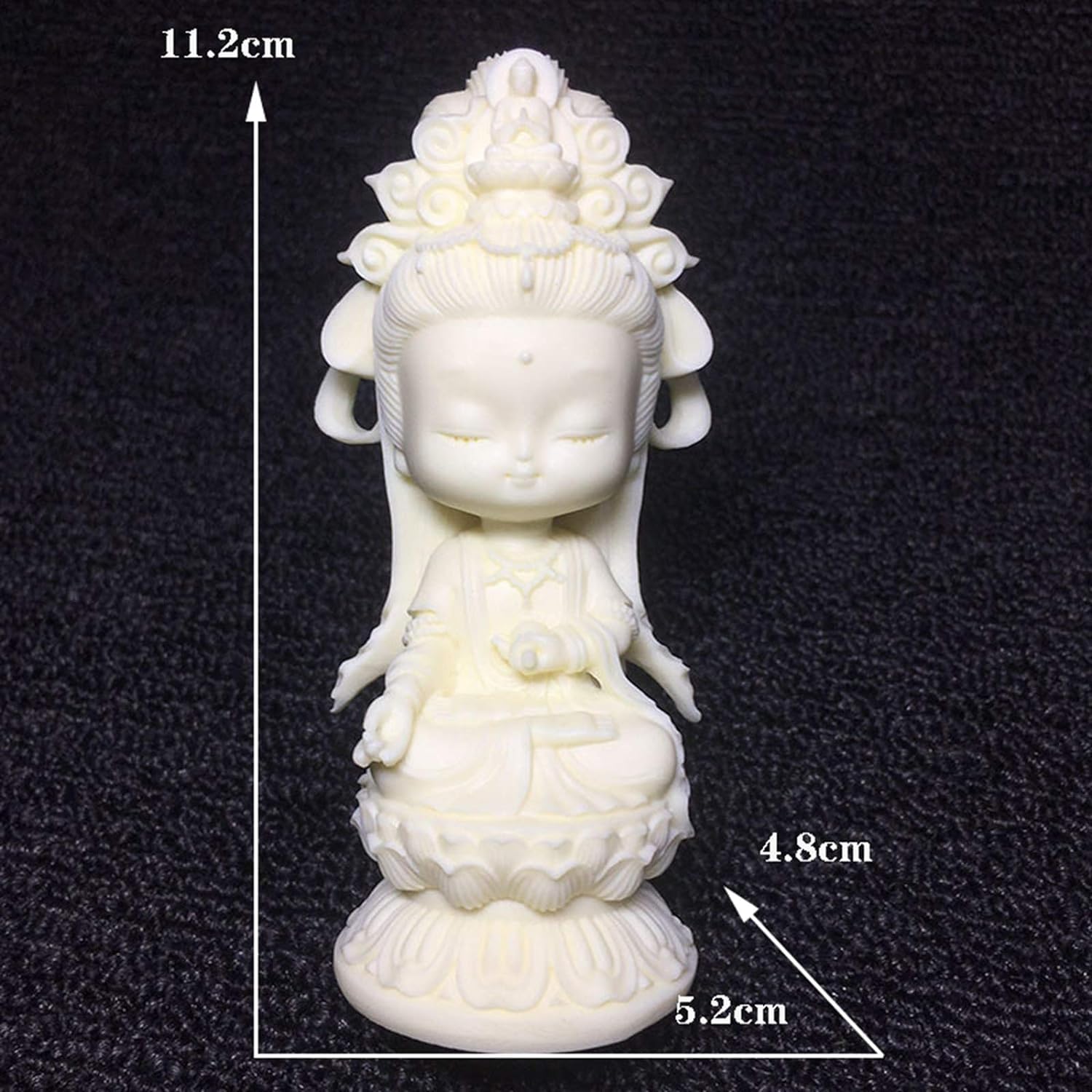statuetka Buddy, Kreskówka Guanyin Bodhisattwa Miniaturowa statua Modern Art Home Decor