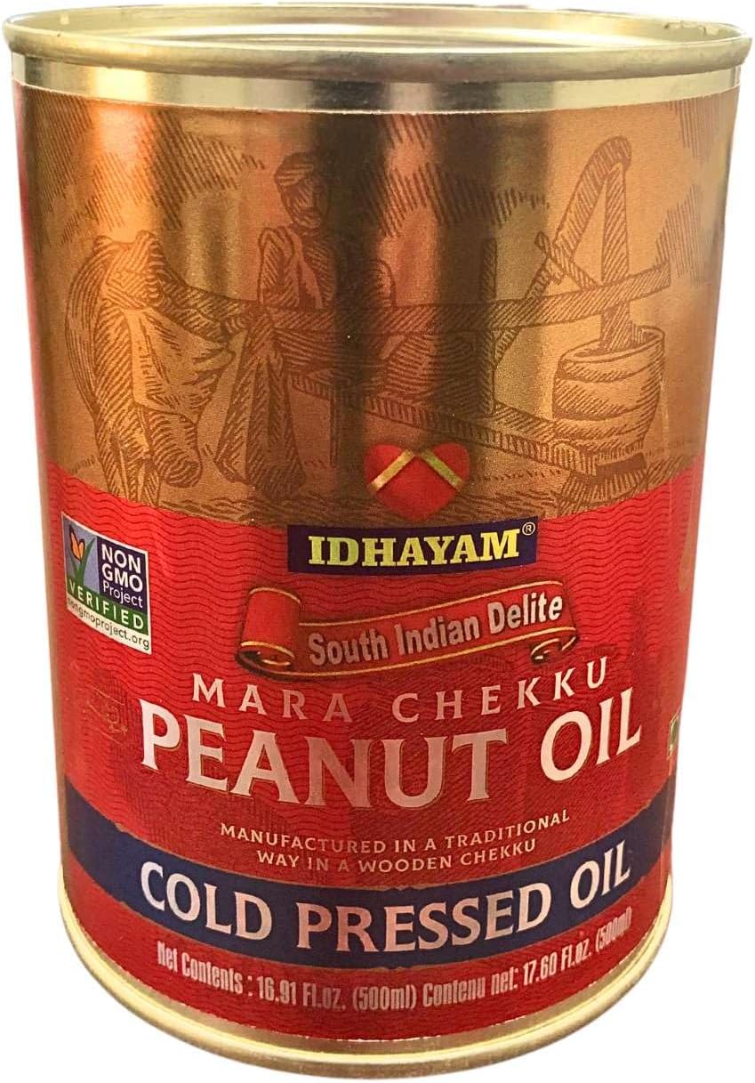 Peanut Oil Cold Pressed Oil 500ml/16.91 Fl.Oz
