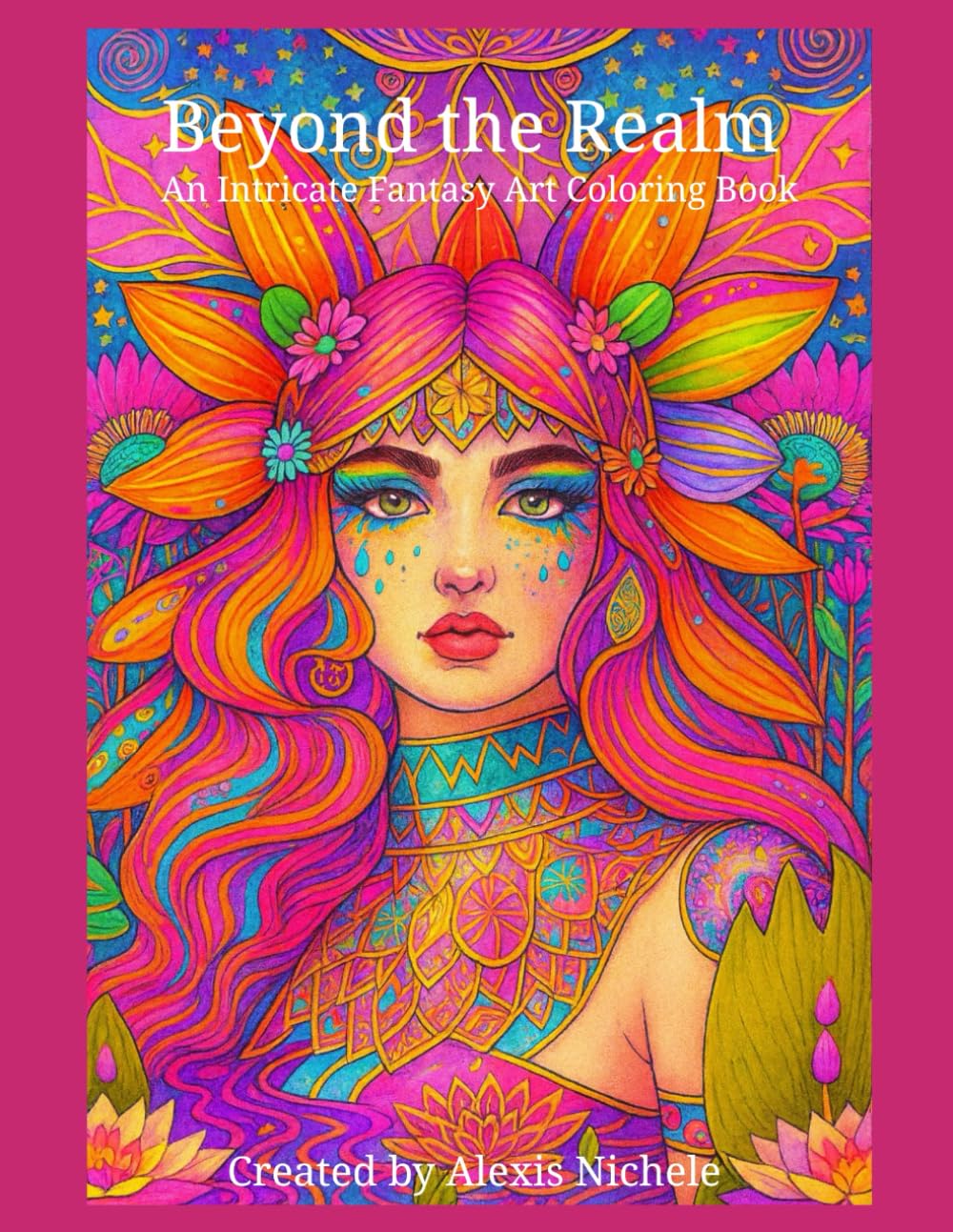 Beyond the Realm: An intricate Fantasy Art Coloring Book