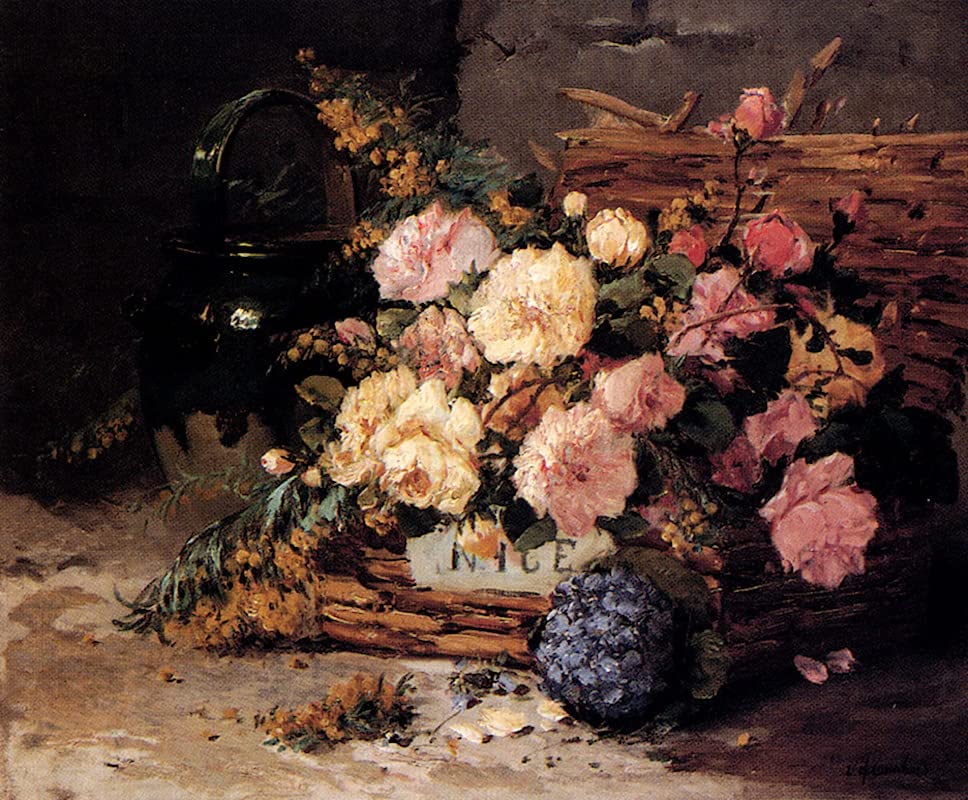 Tableau nature morte florale Cauchois pour raviver un mur de chambre vide