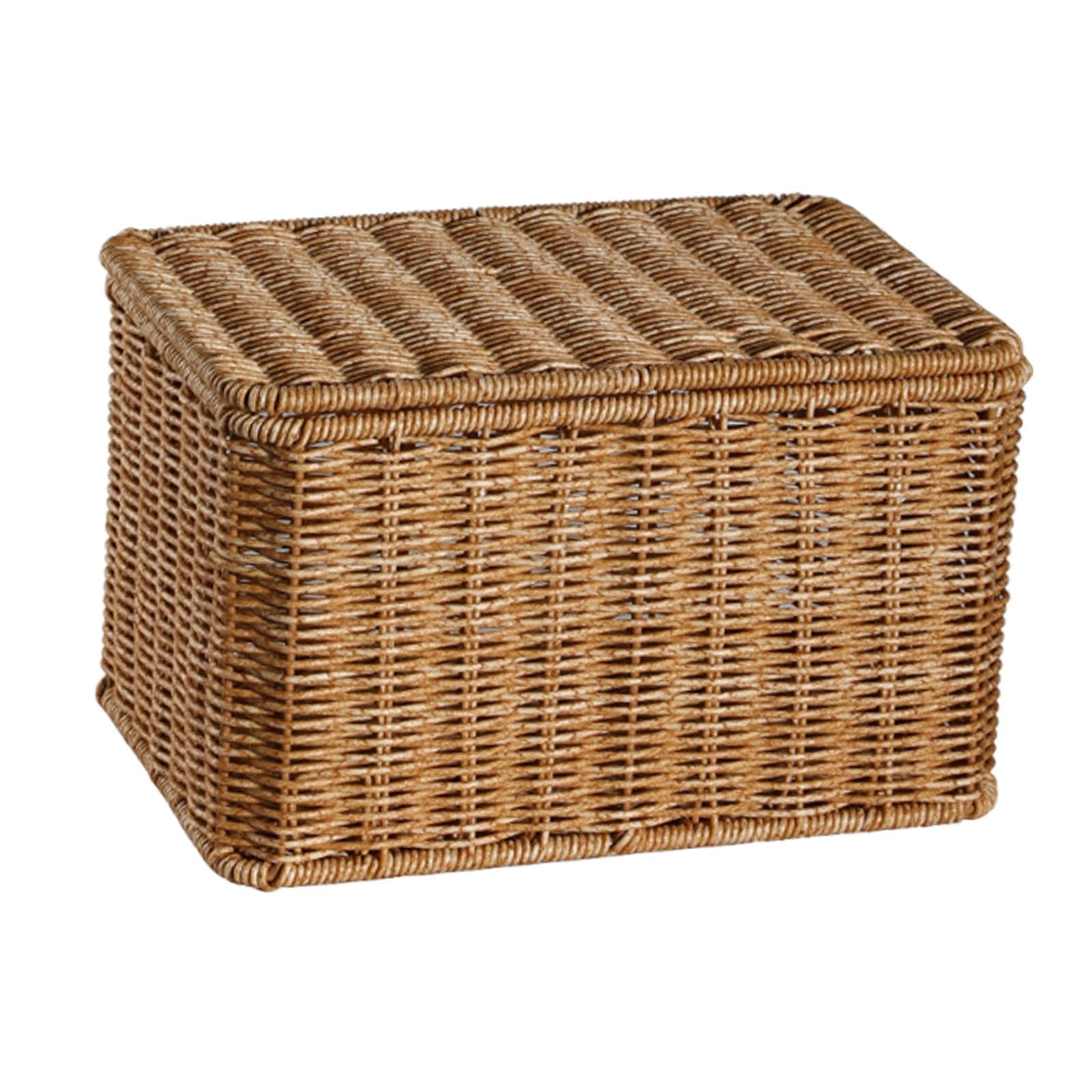 sundries organizer basket decorative storage bin for desktop kitchen cabinet s