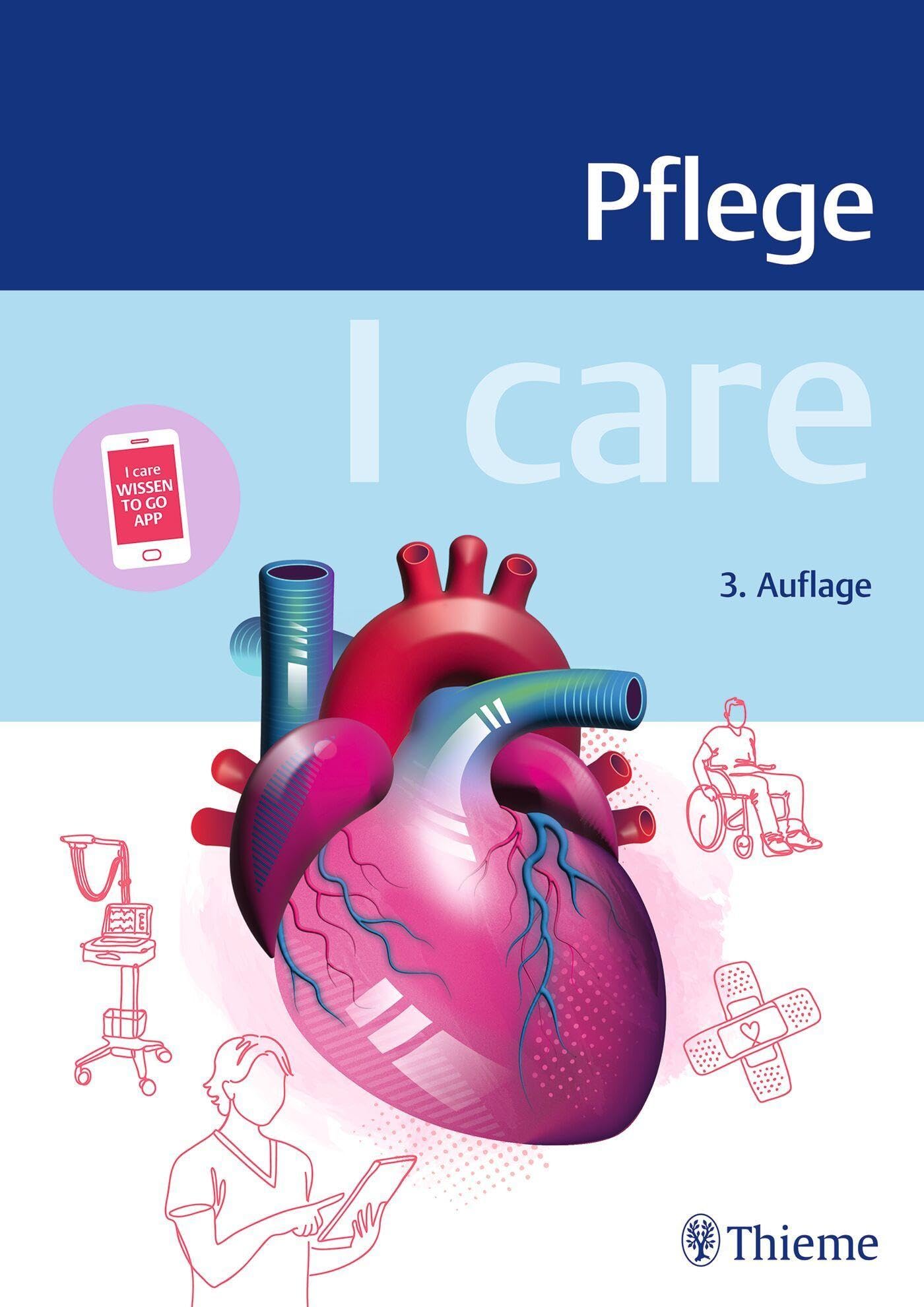 I care | Pflegebuch | Pflegeausbildung mit kostenloser Lern-App