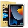 SPARIN 3 Pack Screen Protector for iPad 9th 8th 7th Generation 10.2 Inch (2021/2020/2019 Model), Tempered Glass for iPad 10.2