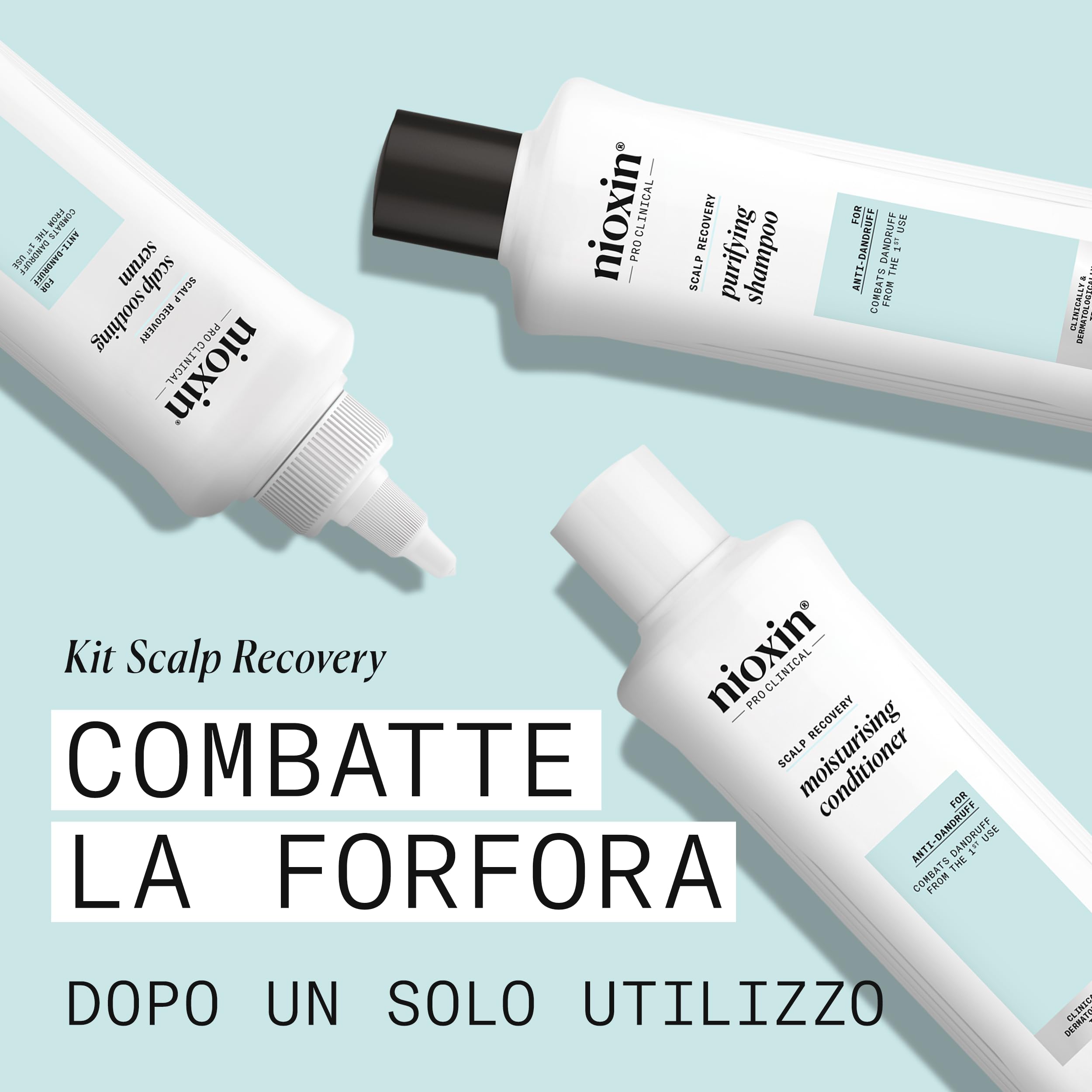 Nioxin Scalp Recovery System Siero Lenitivo per Cuoio Capelluto - Trattamento per Cute Irritata, Secca e Squamosa - con Zinco Piritione (100ml)