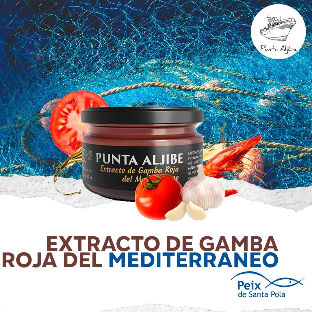 Extracto de Gamba Roja del Mediterráneo – 80gr Punta Aljibe