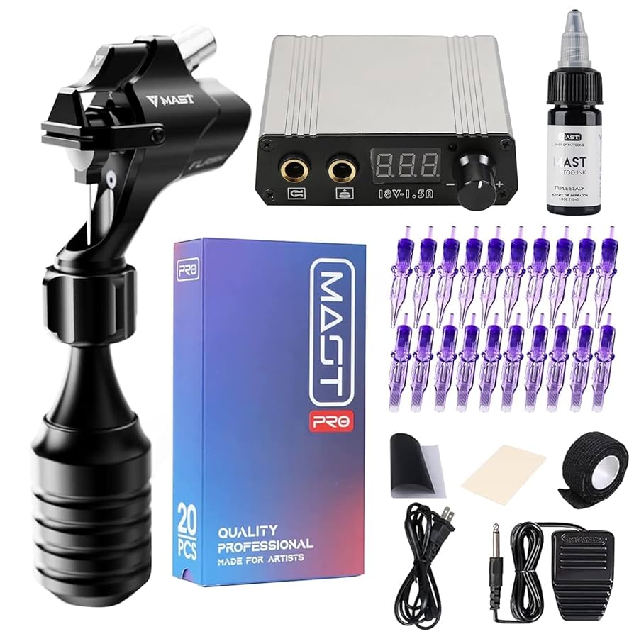 Amazon | マストフラッシュロータリータトゥーマシンキット