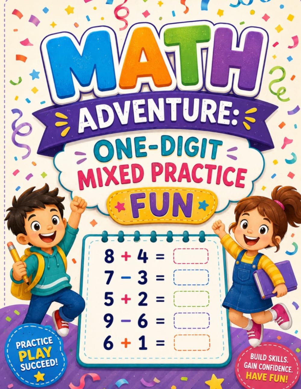 Math Adventure: One‑Digit Mixed Practice Fun: Engaging Addition and Subtraction Worksheets (MIXED PRACTICE (ADDITION + SUBTRACTION) SERIES DESCRIPTION)