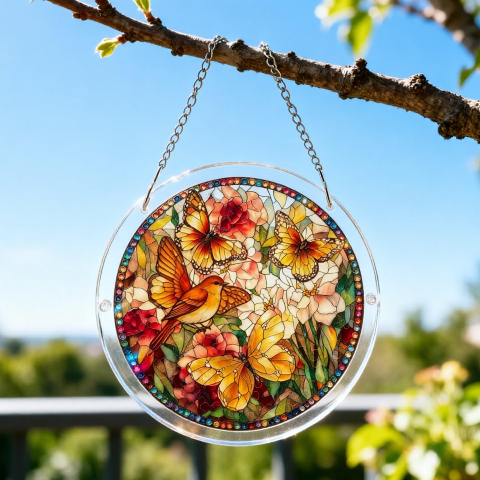 Adornos de jardín al aire libre, rompecabezas de pared ornamental, colgador de exhibición para obras de arte