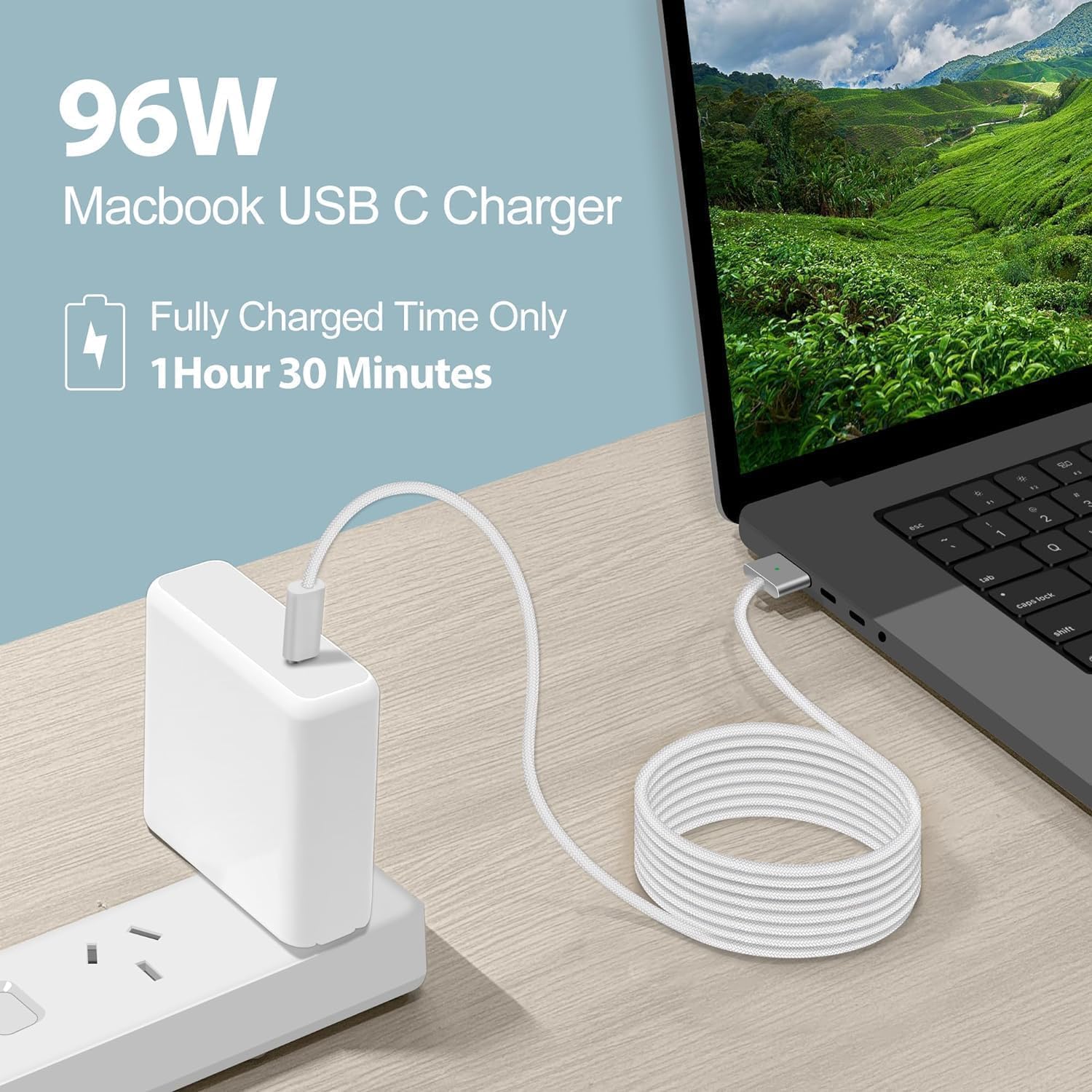 Charger for Mac Book Pro 16,14 Inch/Mac Book Air 15,13 Inch M3/M2