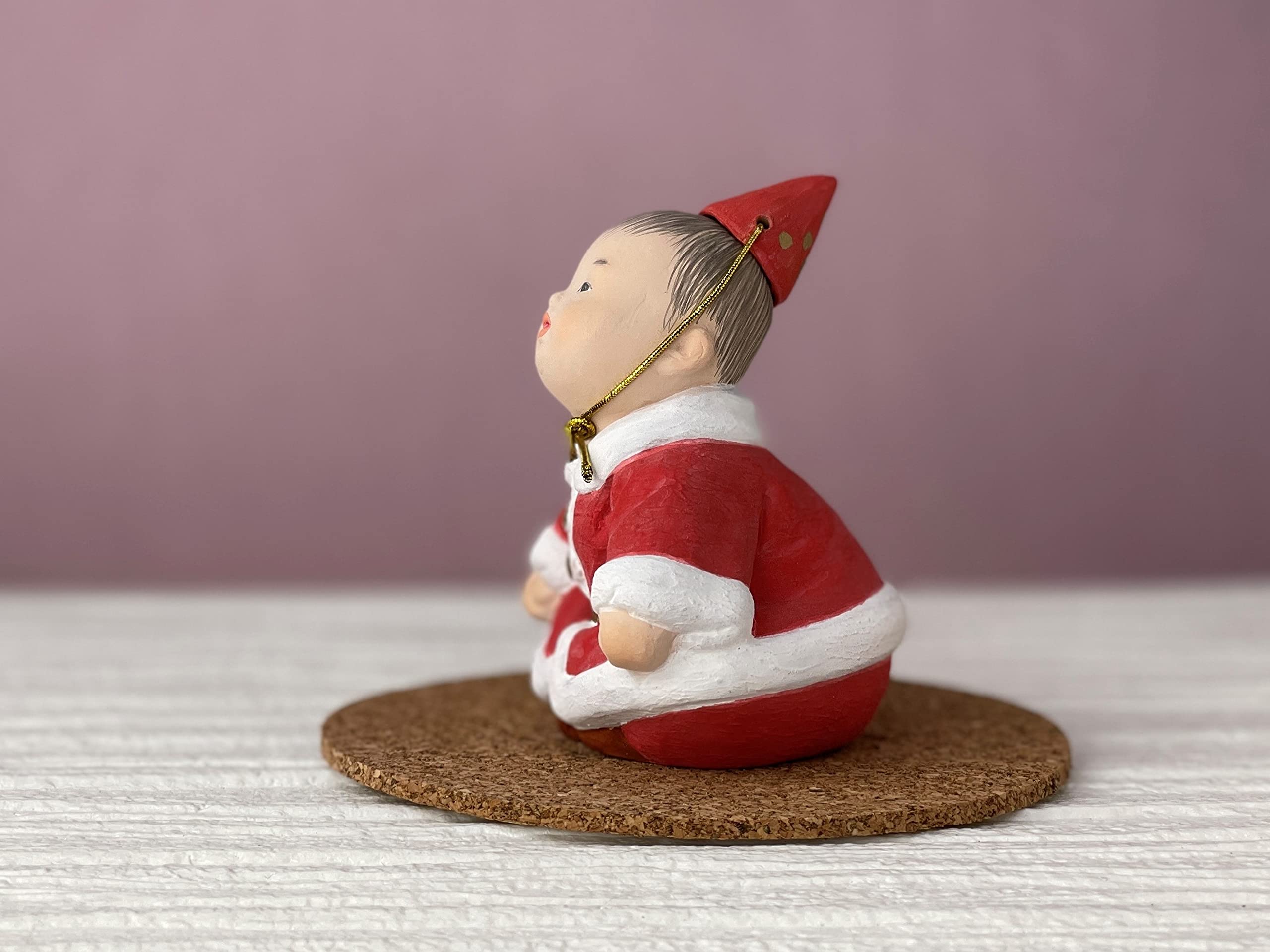 Amazon | 博多人形 あかちゃん（赤サンタさん） 伝統的工芸品