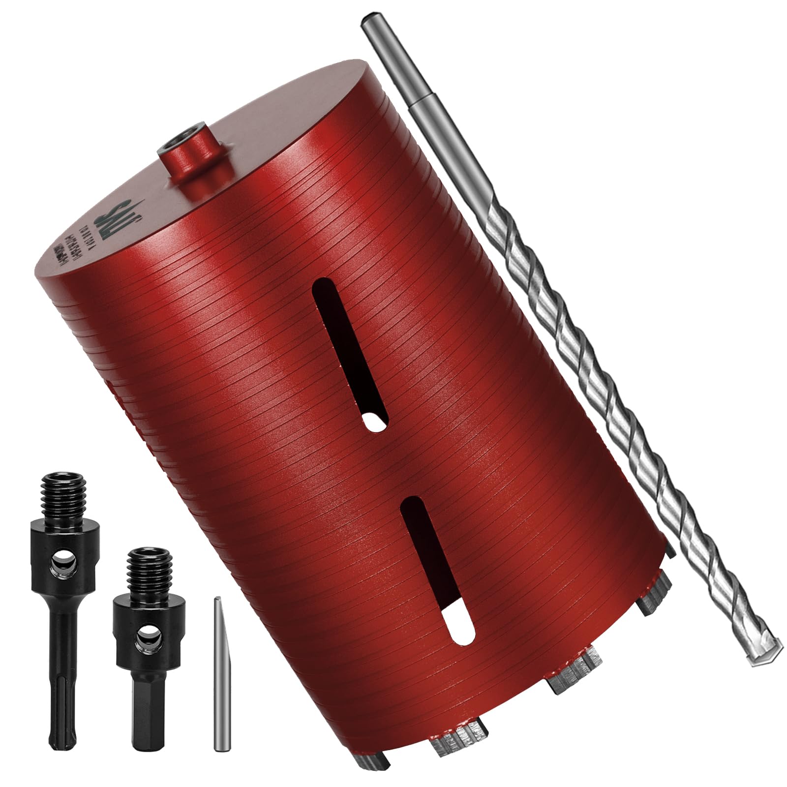 SALI Diamond Core Drill Bit - 2.5" for Concrete & Masonry -12 SALI Diamond Core Drill Bit - 2.5" for Concrete & Masonry -12