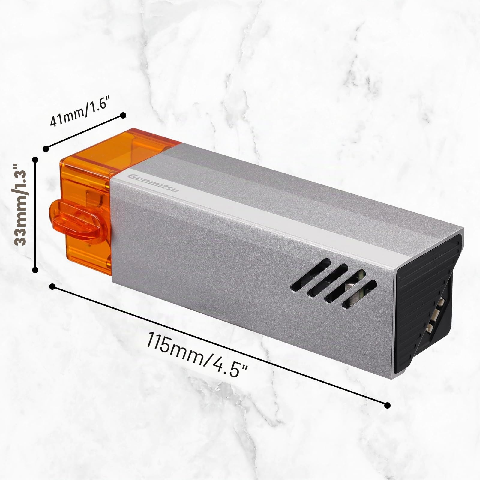 Genmitsu Modulo laser compresso, 5500 mW, per morsetto Z da 45 mm per Genmitsu Cubiko, 3018-PRO e 3018-PROVER, 3018-PROVer V2, 3020-PRO MAX V2 CNC