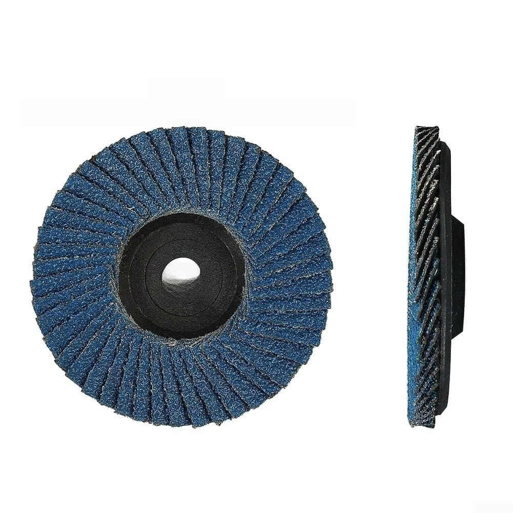Efficienti 3 dischi abrasivi da 75 mm per smerigliatrice angolare, dischi lamellari in zirconio per metallo e acciaio legato