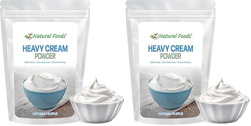 Z Natural Foods Heavy Cream Powder - Nutrient-Dense, Delicious Powdered