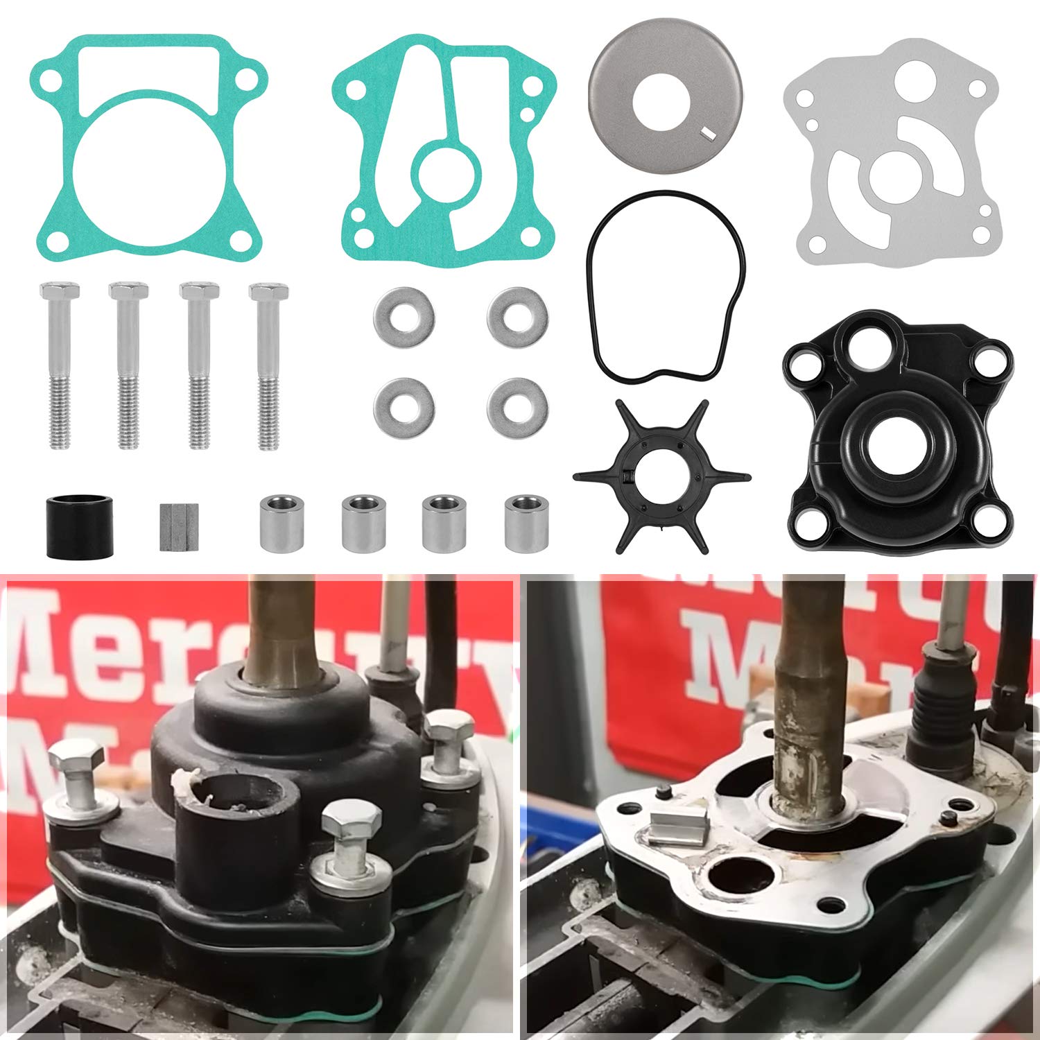 Buy Bonbo Water Pump Rebuild Kit with Impeller Housing Replace 06193