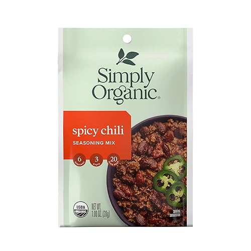 Simply Organic Chile picante, orgánico certificado 1 oz Pack de 12