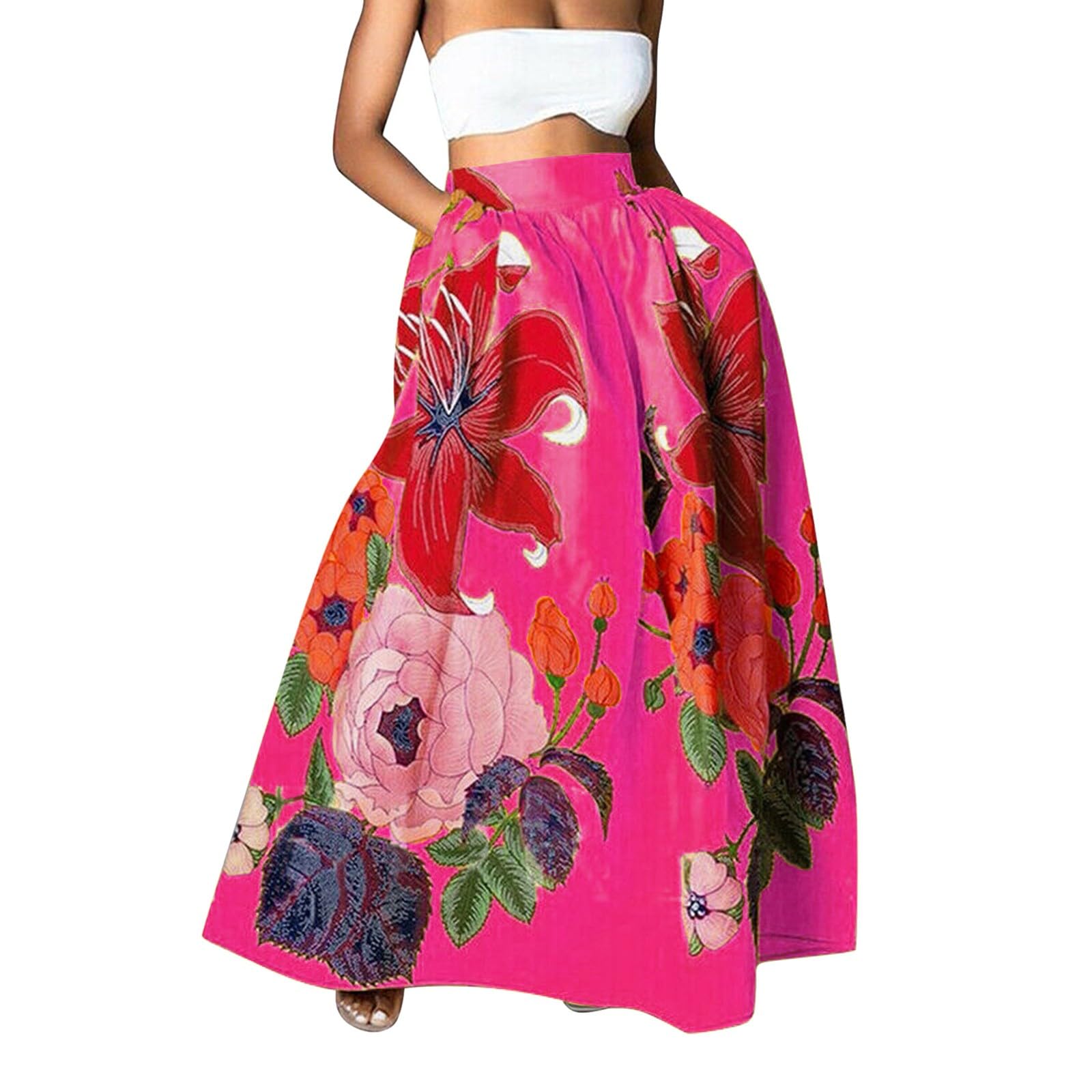 Robe en tricot fluide taille haute pour sublimer les formes