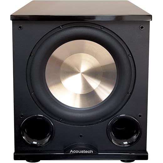 BIC AMERICA PL200 ii Version 2 1000 Watt Wired Subwoofer wit