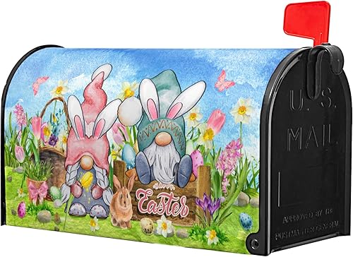 Miniatura 103 de Winter Cardinal Birds - Funda magnética para buzón, tamaño estándar de 25.5 x 21 pulgadas, diseño de pájaros rojos navideños para buzón