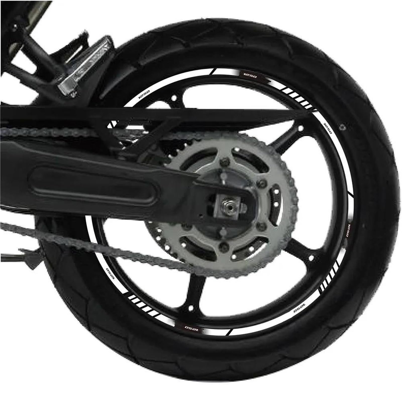 Reflektierende Aufkleber Für Die Innere Felge des Motorrads, Streifen, Felgenaufkleber Für BMW R1250GS, R 1250 Gs, R1250(Style 4)