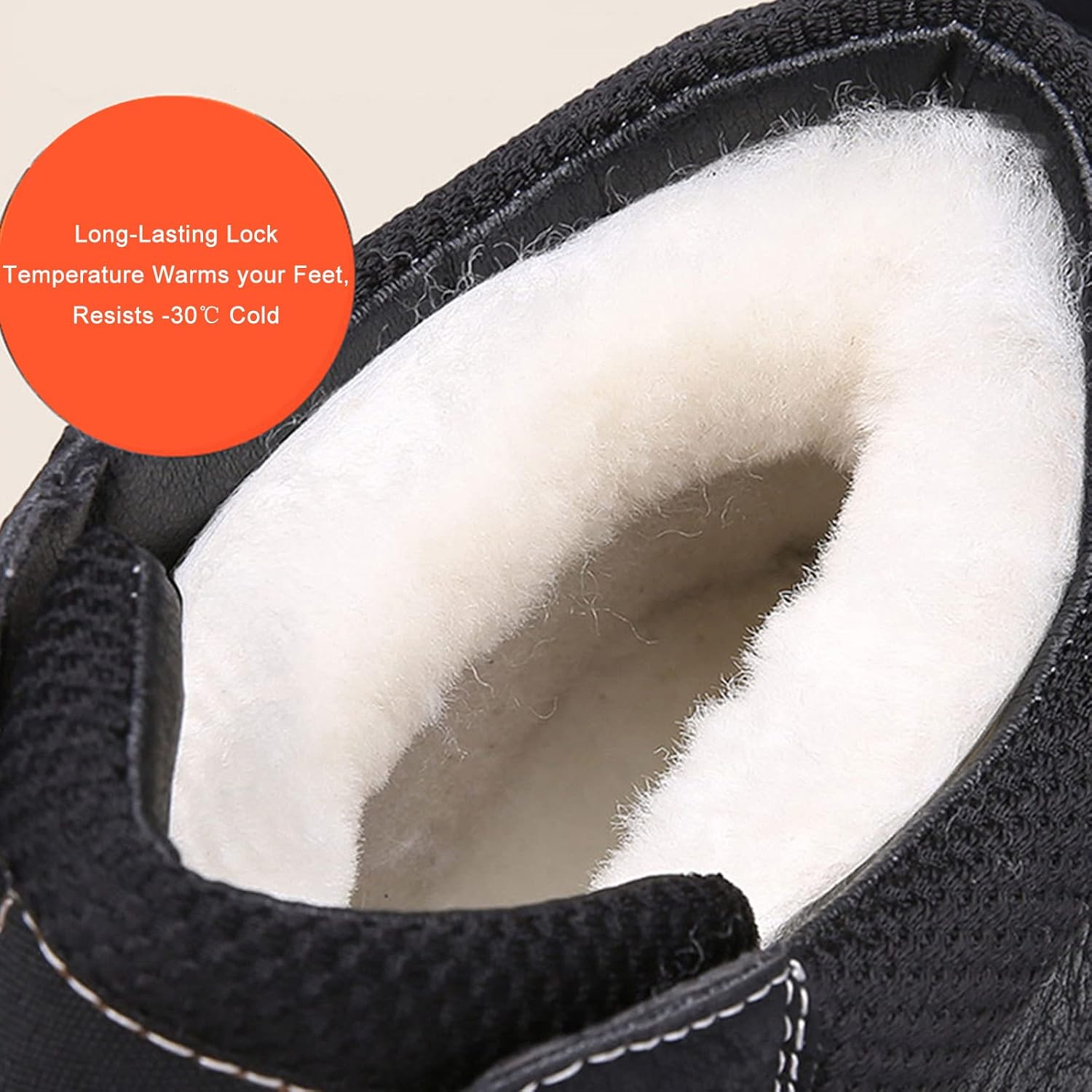 大人気！急在庫追加売り切れ前に急ウィンタースポーツシューズ、カジュアルファッションハイキングブーツ、メンズウォーム＆ベルベットパッド入りスノーブーツ、中年男性ウール BOA サイクリングシューズ