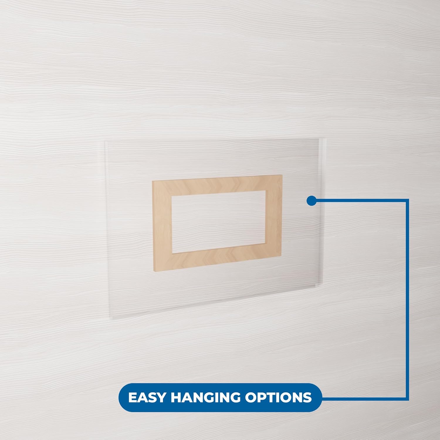 CRYPTONITE Fruits Acrylic Picture Frame Home Decor | Modern Interior Design | Acrylic Wall Art I Picture Photo Printing for Wall Decor | Multiple Size and Wood Support Options (Wide 18"x 12" Height)