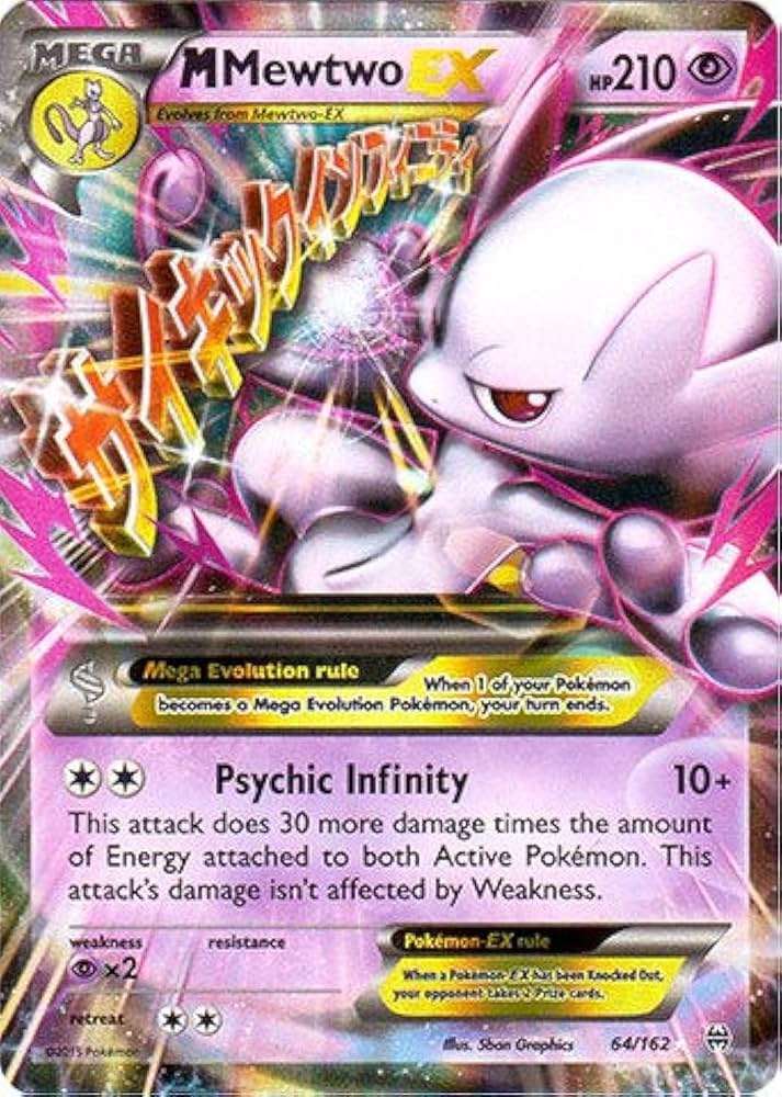 Pokémon - Mega-Mewtwo-EX (64/162) - XY BREAKthrough - Holo