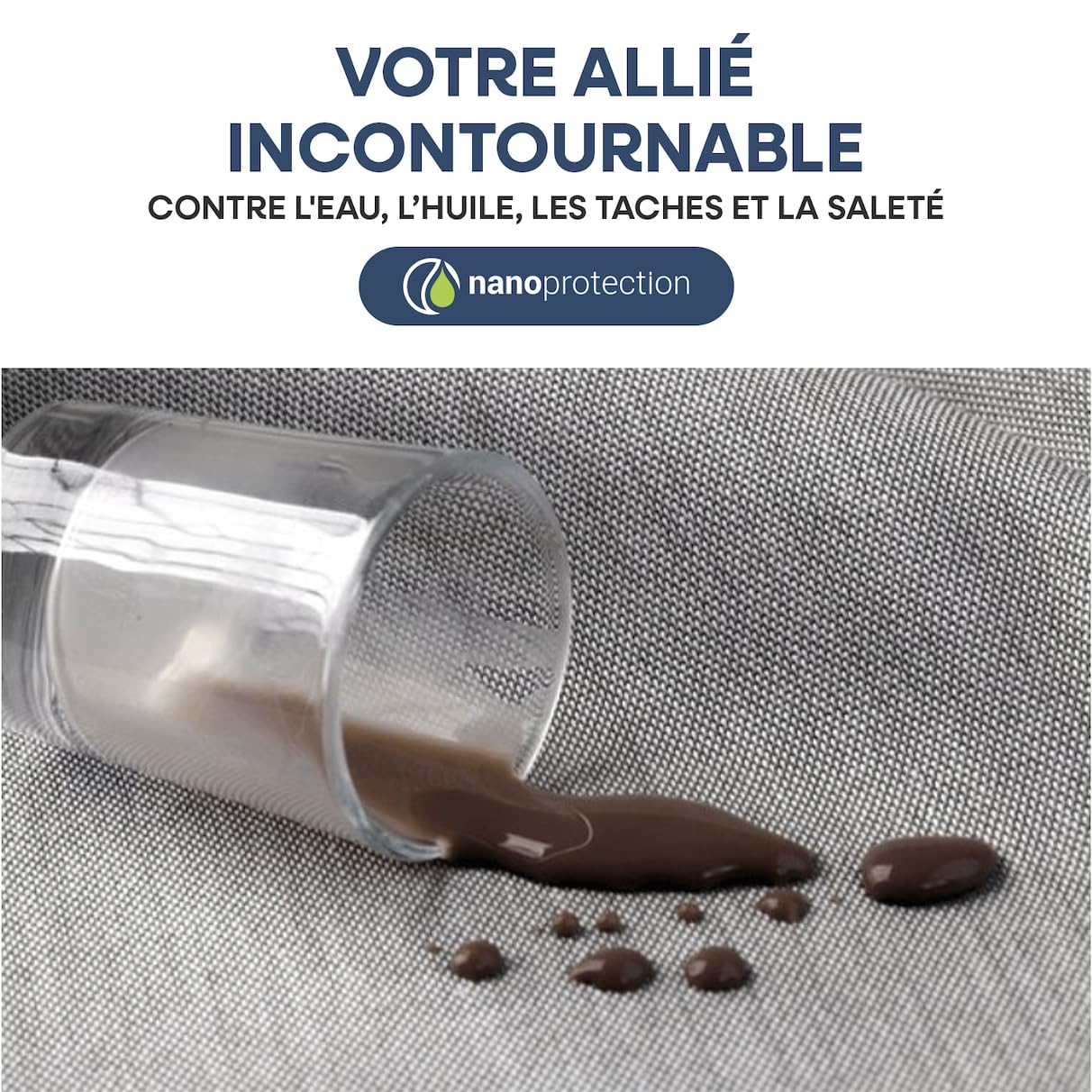 NANOPROTECTION LE TRAITEMENT DES SURFACES PAR L INNOVATION Imperméabilisant Textile et Cuir - sans Solvant et Ultra résistant (500 ML)