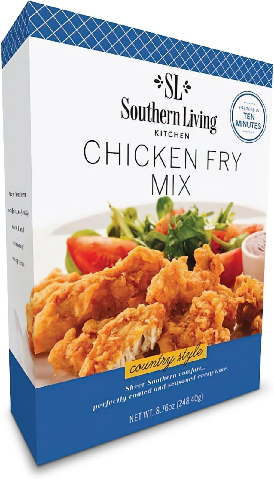 Country Style Chicken Fry Mix, Easy-to-Use, Flavorful Fry Mix for Perfectly Crispy Chicken, Gourmet Batter Mix, 10 Ounce Box (1 Fry Mix)
