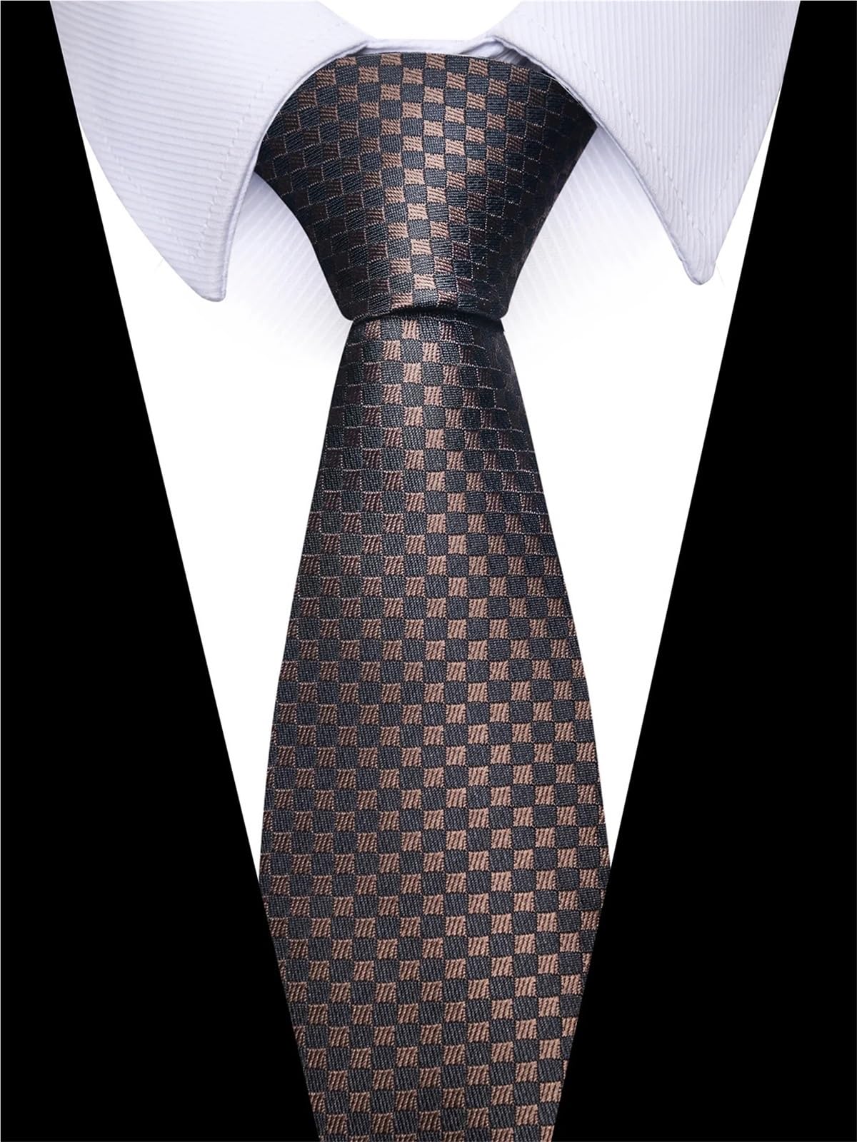 Cravatta in seta a righe for uomo, accessori for abiti adatti a matrimoni, lavoro, regalo di compleanno